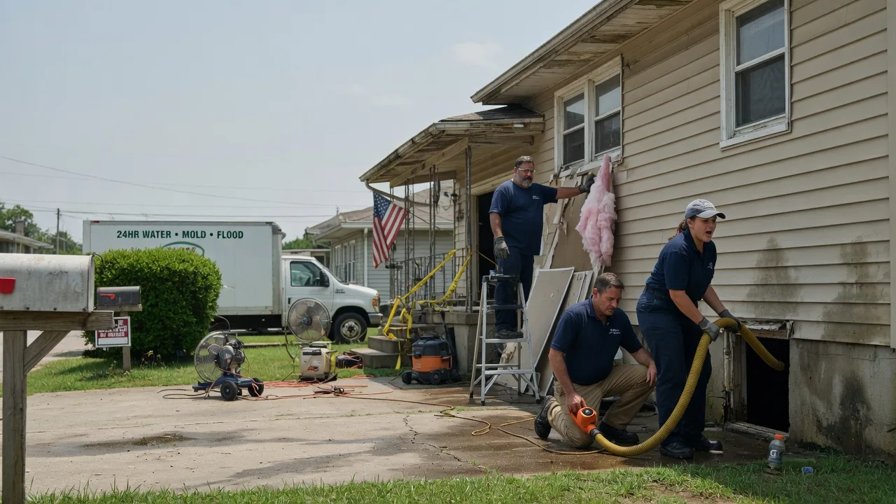 Water Damage Repair in Fithian, IL near me